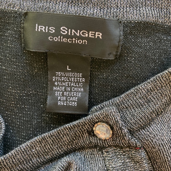 Iris Singer Collection cardigan size large - Picture 6 of 7